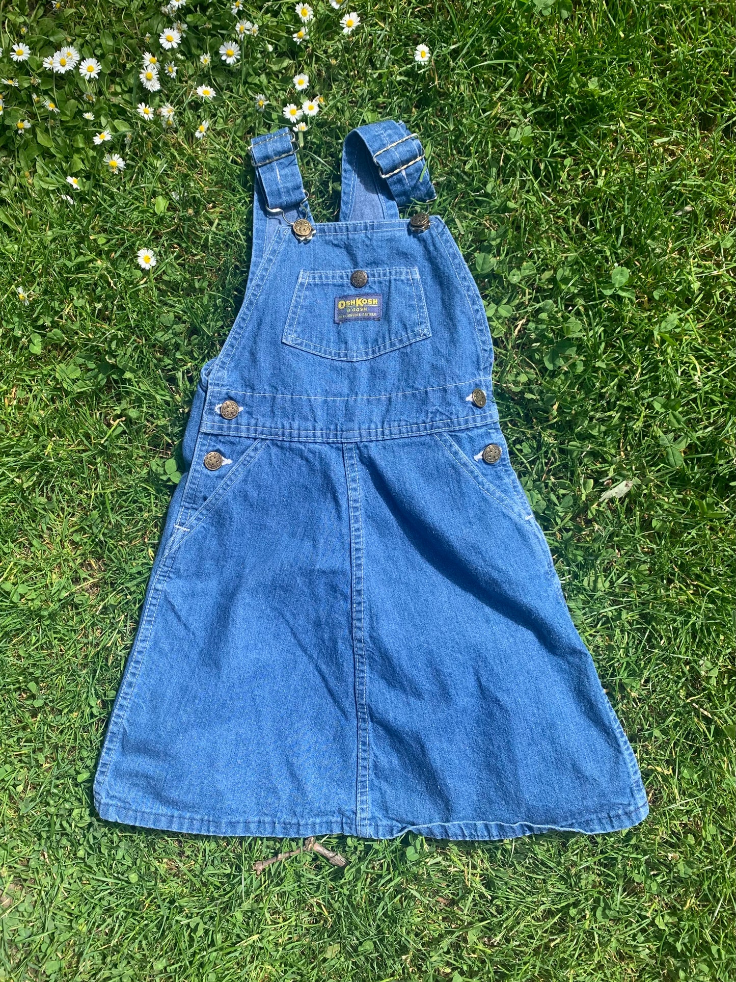 Vintage Oshkosh Denim Skirtall 6X