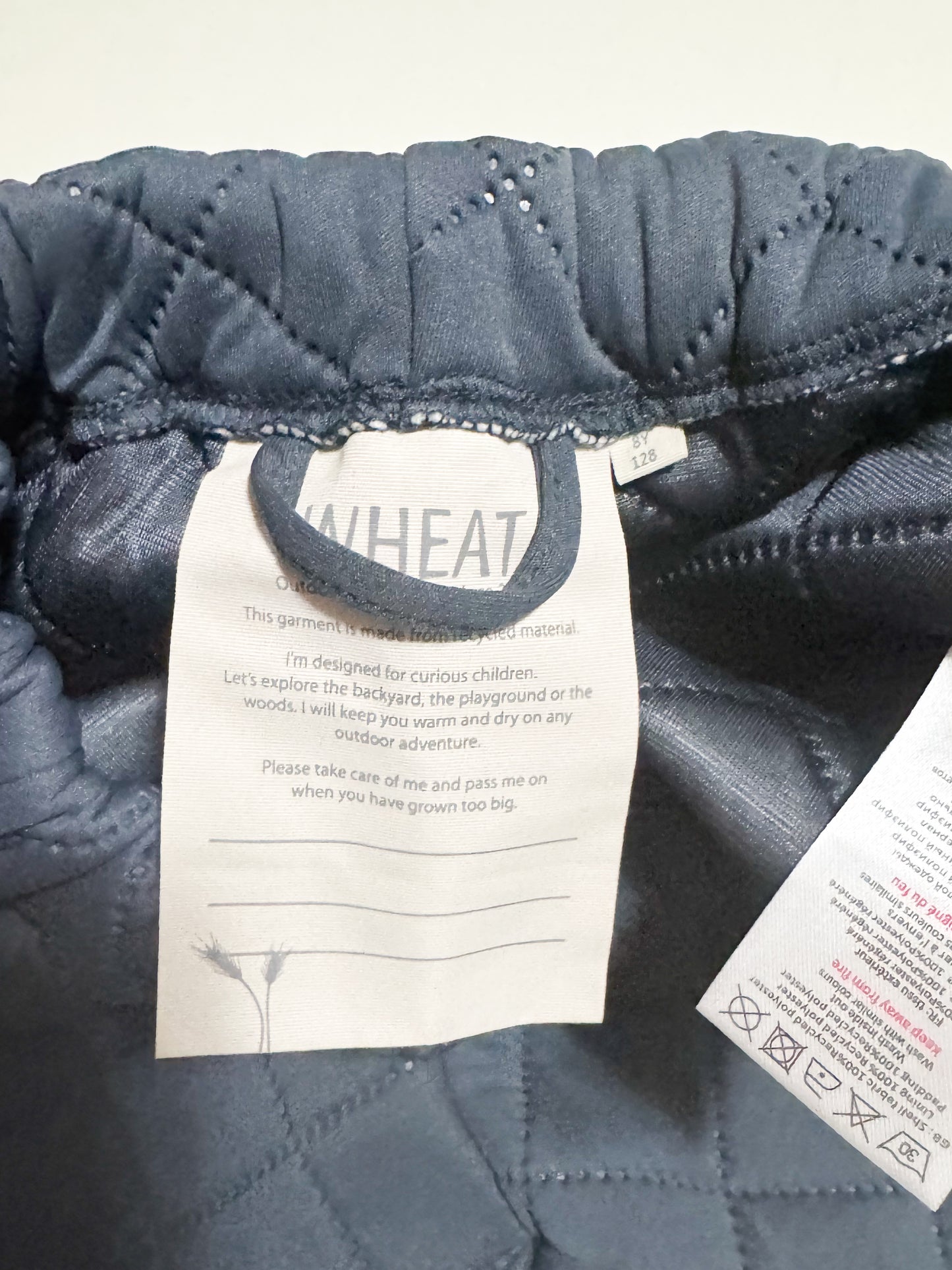 Wheat Thermal Pants size 8Y