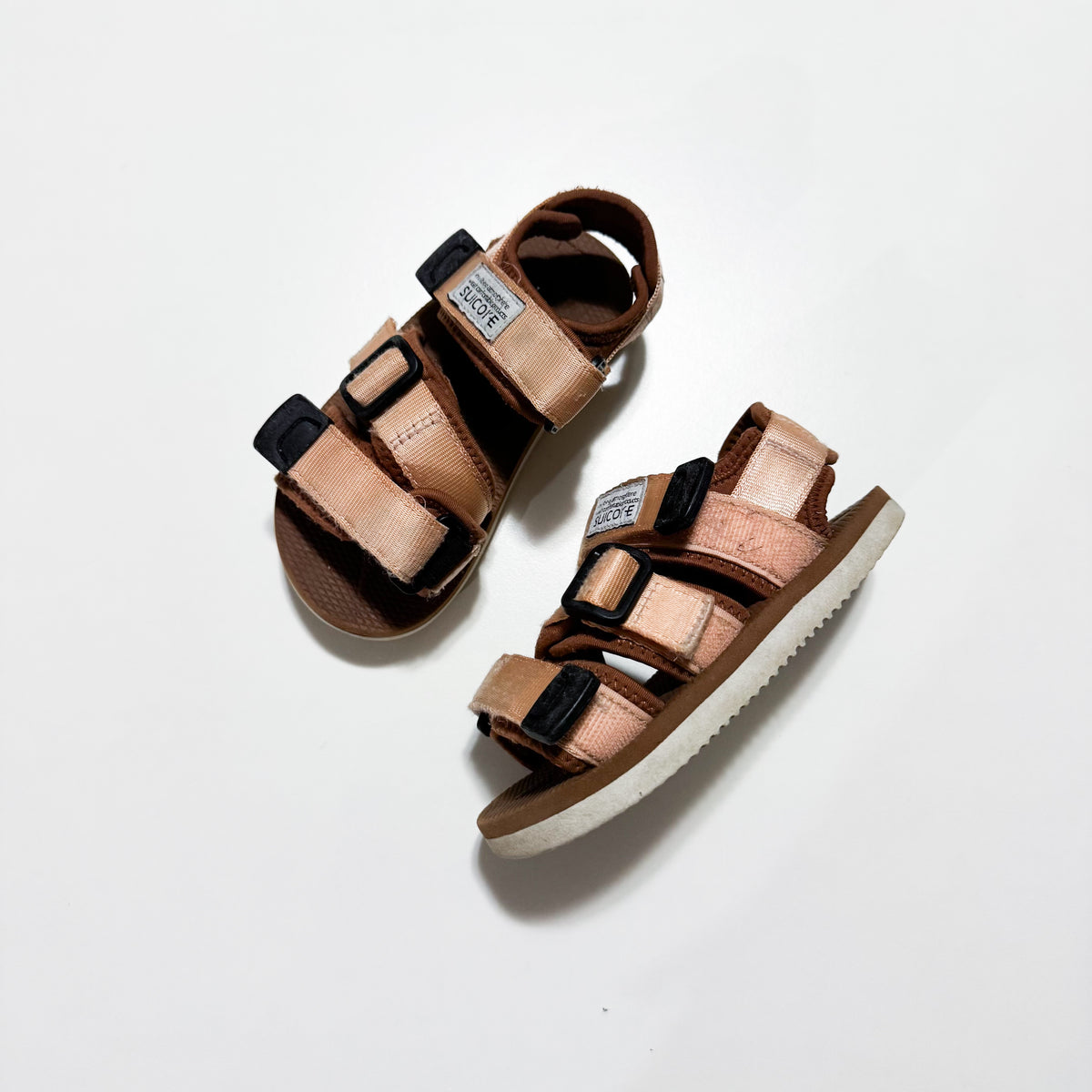 Suicoke Peach and Brown Sandals size 9US