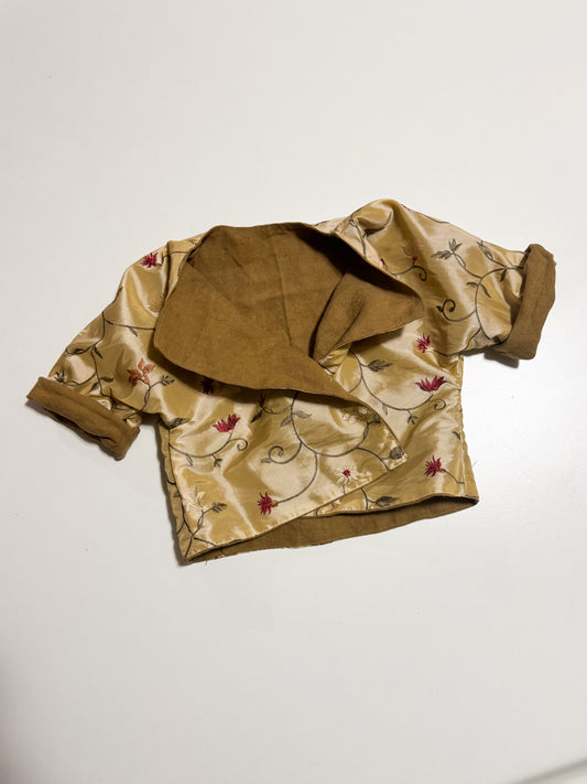 Reversible Silk Kimono Blazer 1-3Y