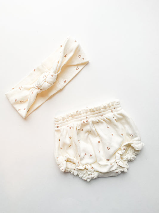 Quincy Mae Headband + Bloomer Set 0-3 months