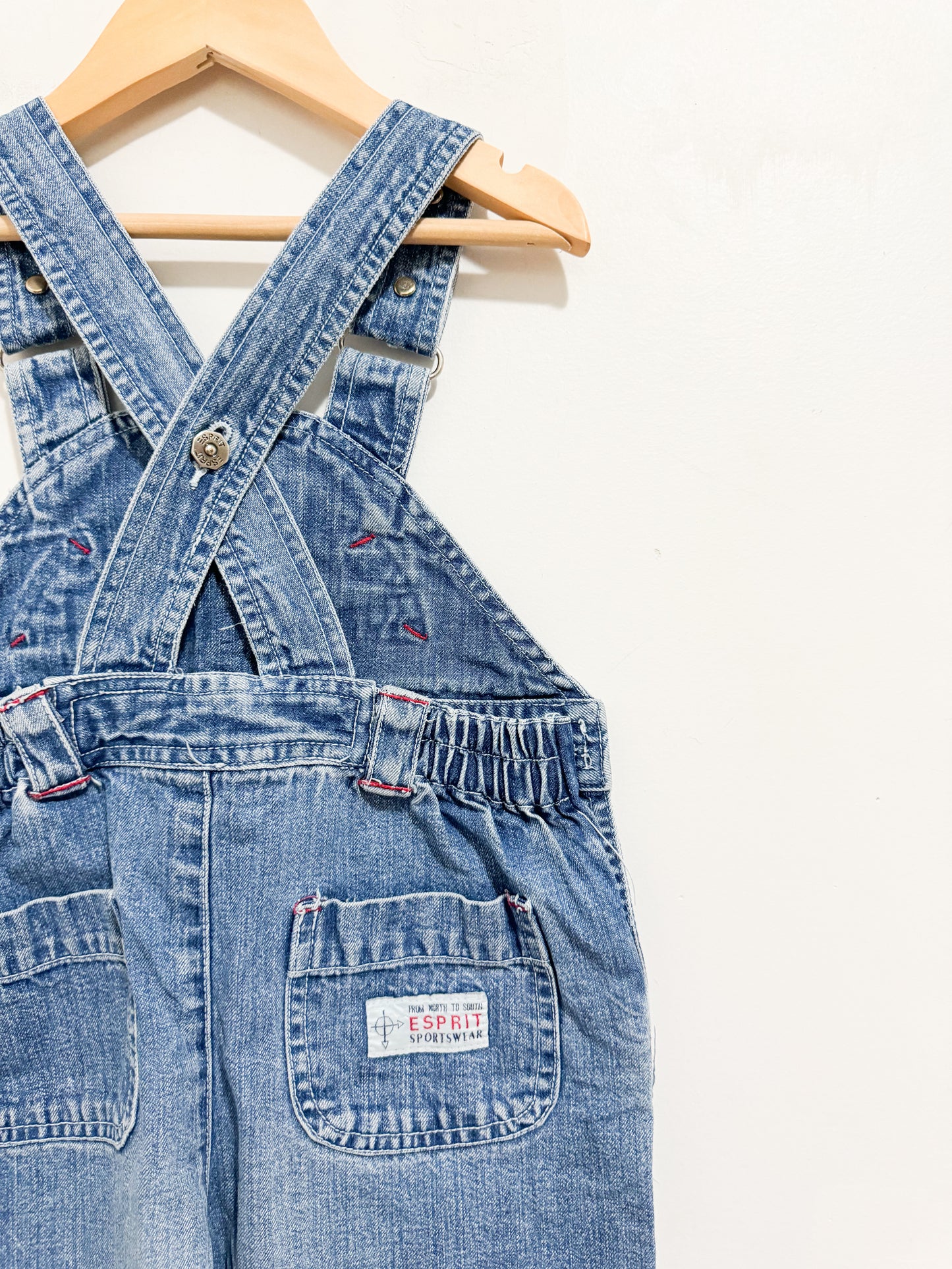 Vintage Esprit Denim Overalls 3-4 years