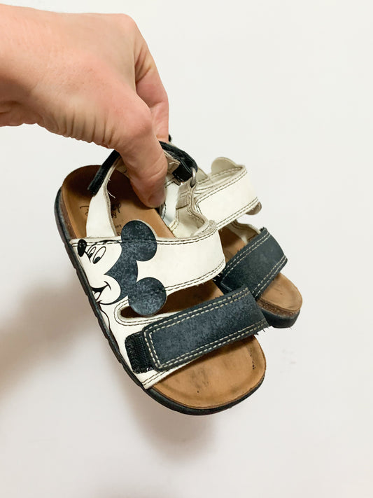 Zara Mickey Mouse Sandals Size 6C