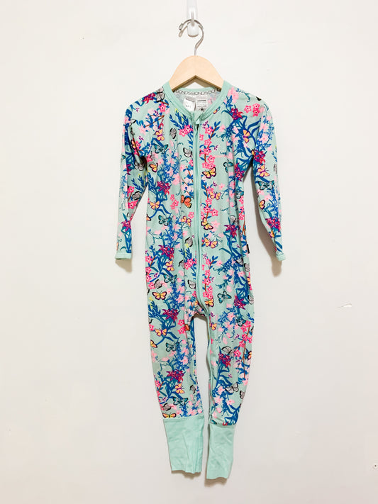 Bonds Floral Butterfly Wondersuit Size 3