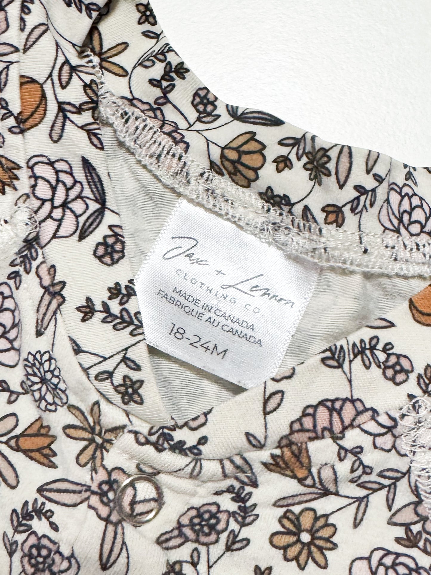Jax + Lennon Floral Sleeper 18-24months