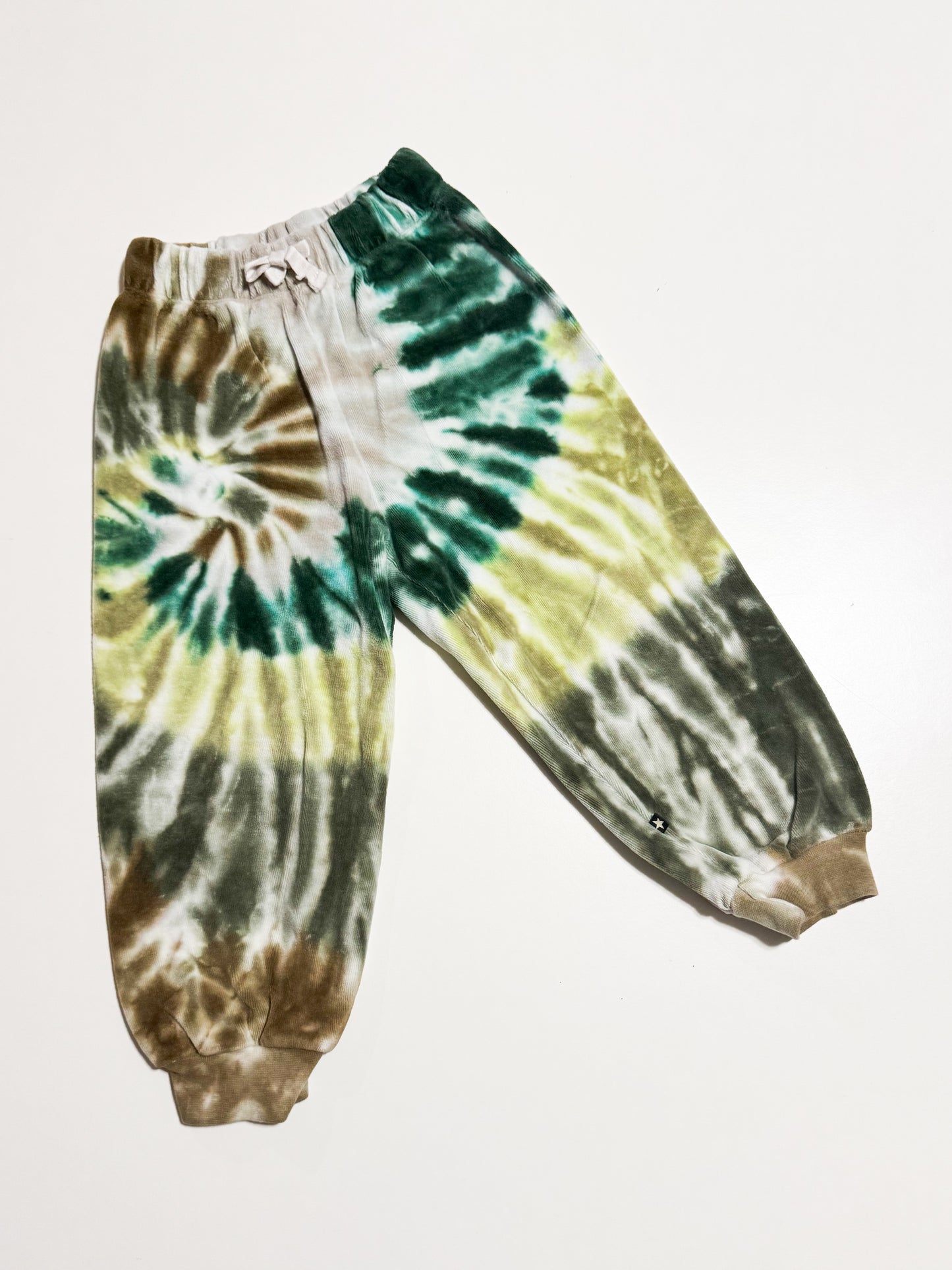 Molo Tie-Dye Velour Joggers size 2-3y