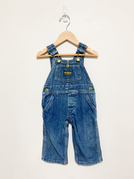 Vintage Oshkosh Denim Overalls 12 months