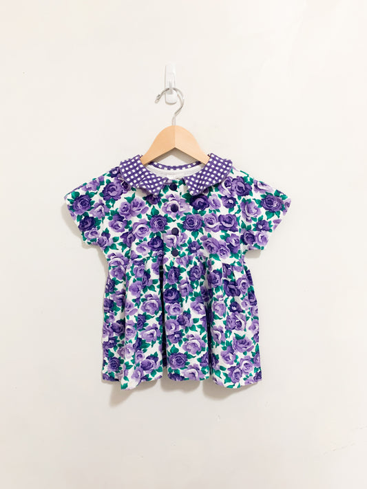 Vintage Flap Happy Floral Babydoll Top 4 years