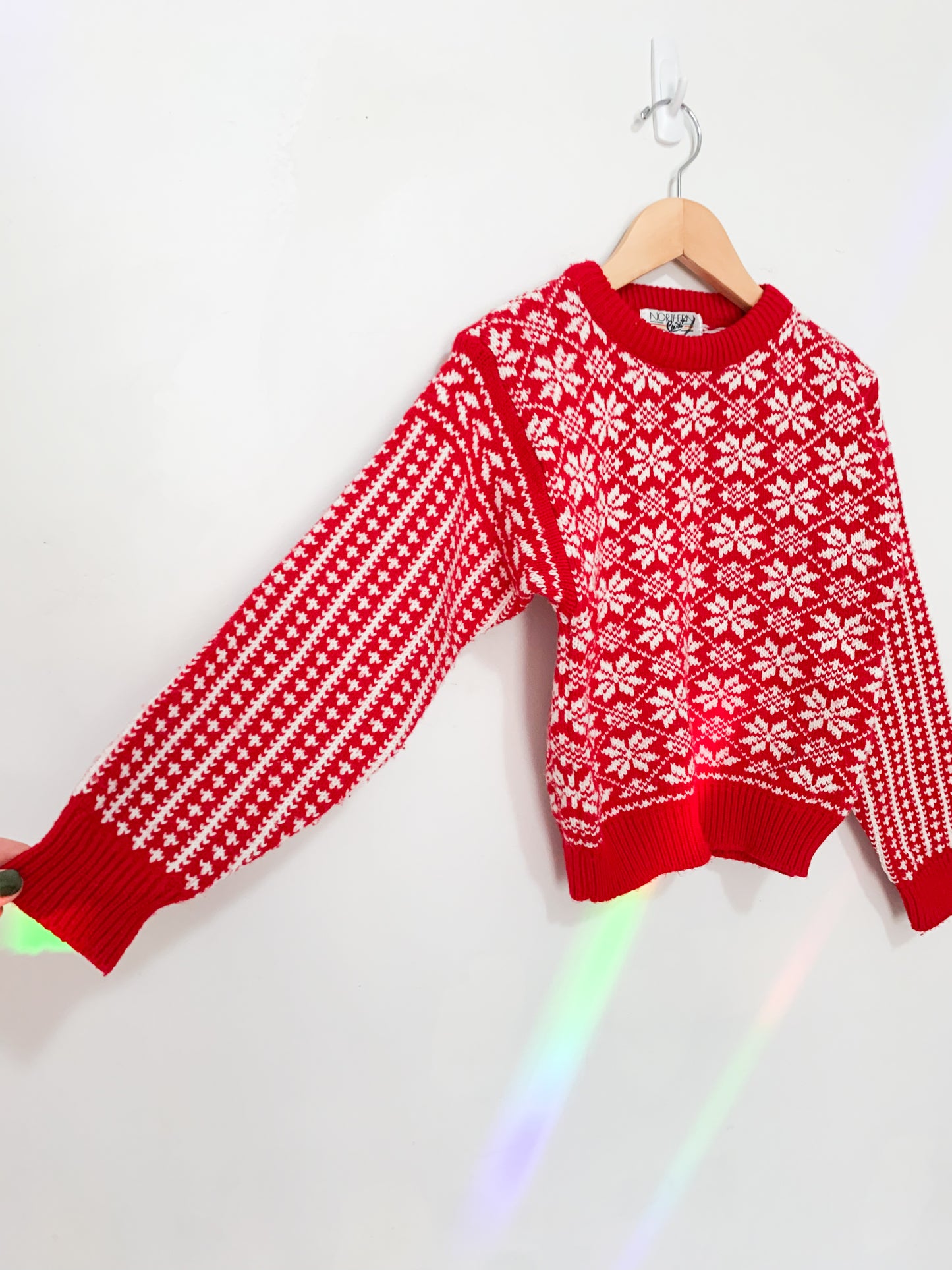 Vintage Northern Spirit Snowflake Sweater 4-6 years