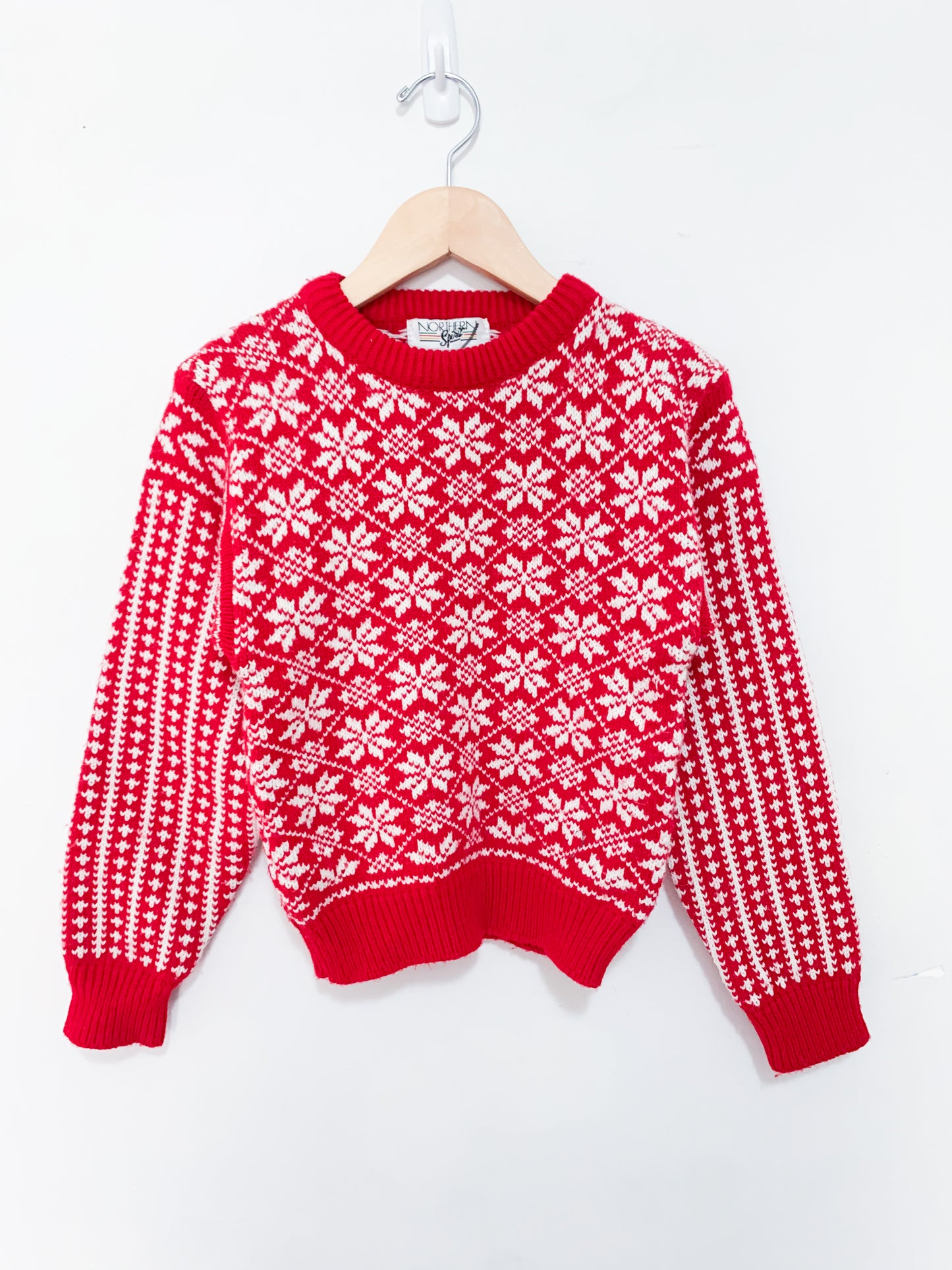 Vintage Northern Spirit Snowflake Sweater 4-6 years