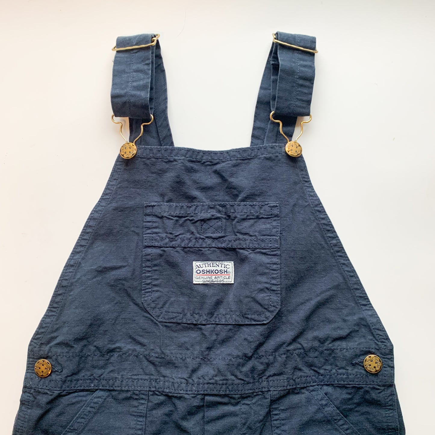 Vintage Oshkosh Navy Blue Shortalls 6X