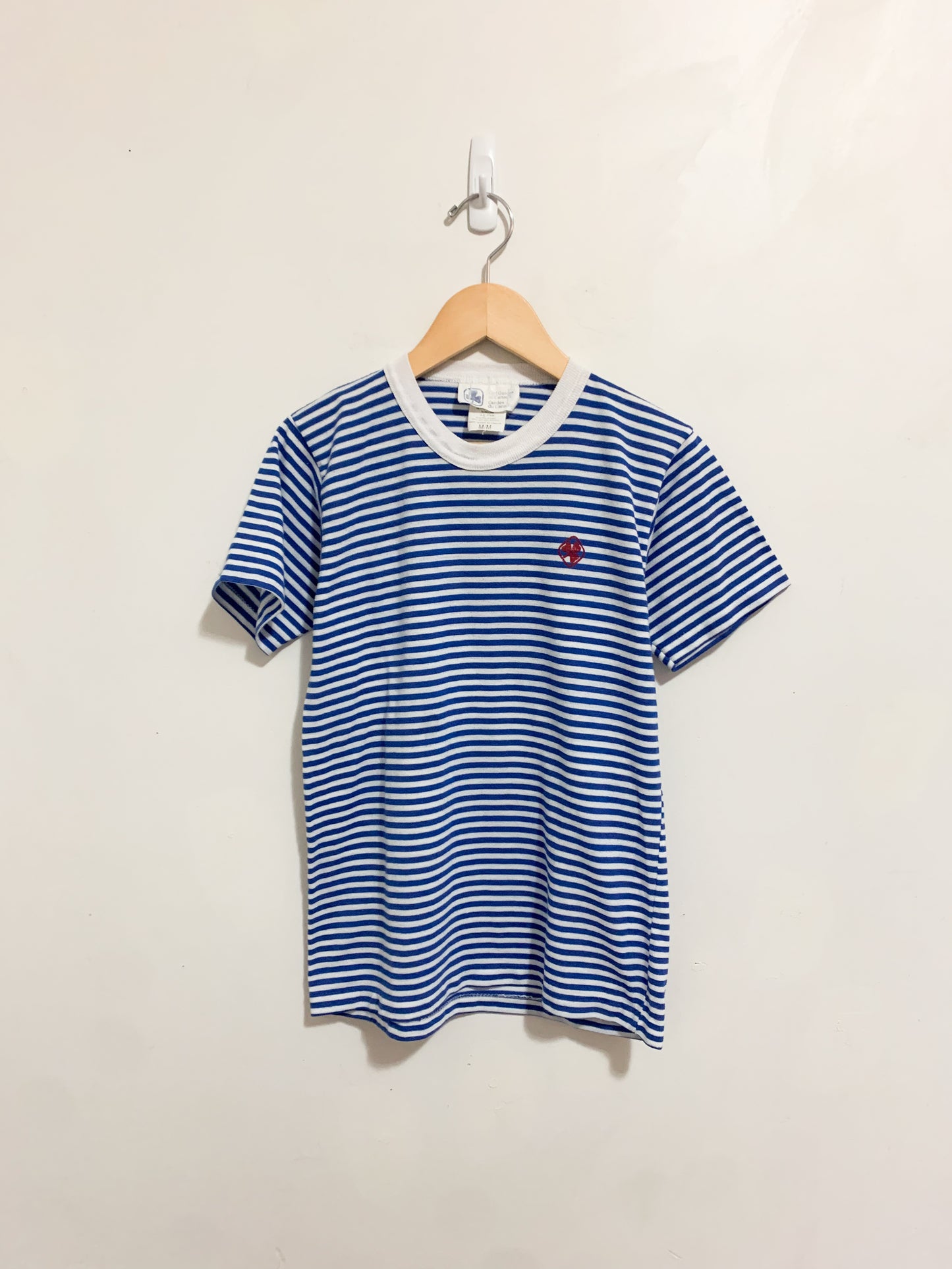 Vintage Guides Striped Single Stitch T-Shirt Medium 8-10 years