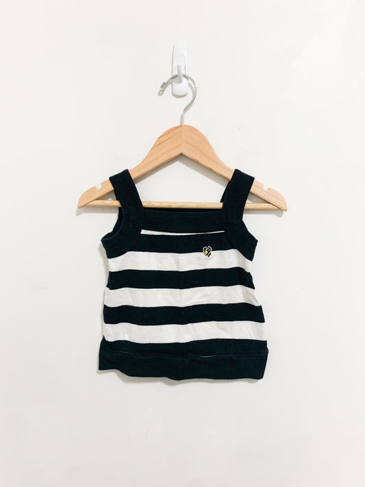 Striped Bee Tank Top 1-2 years