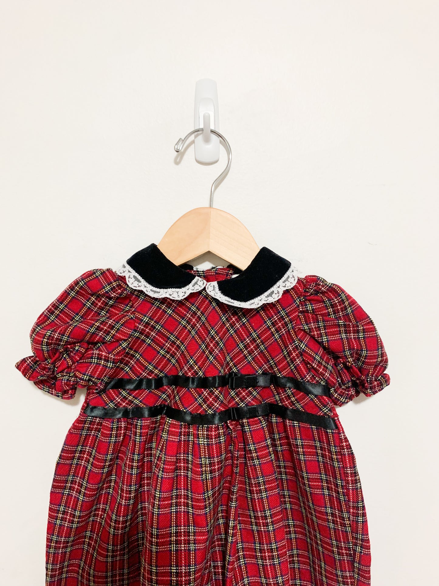 Vintage Cherokee Plaid Romper 3-6 months