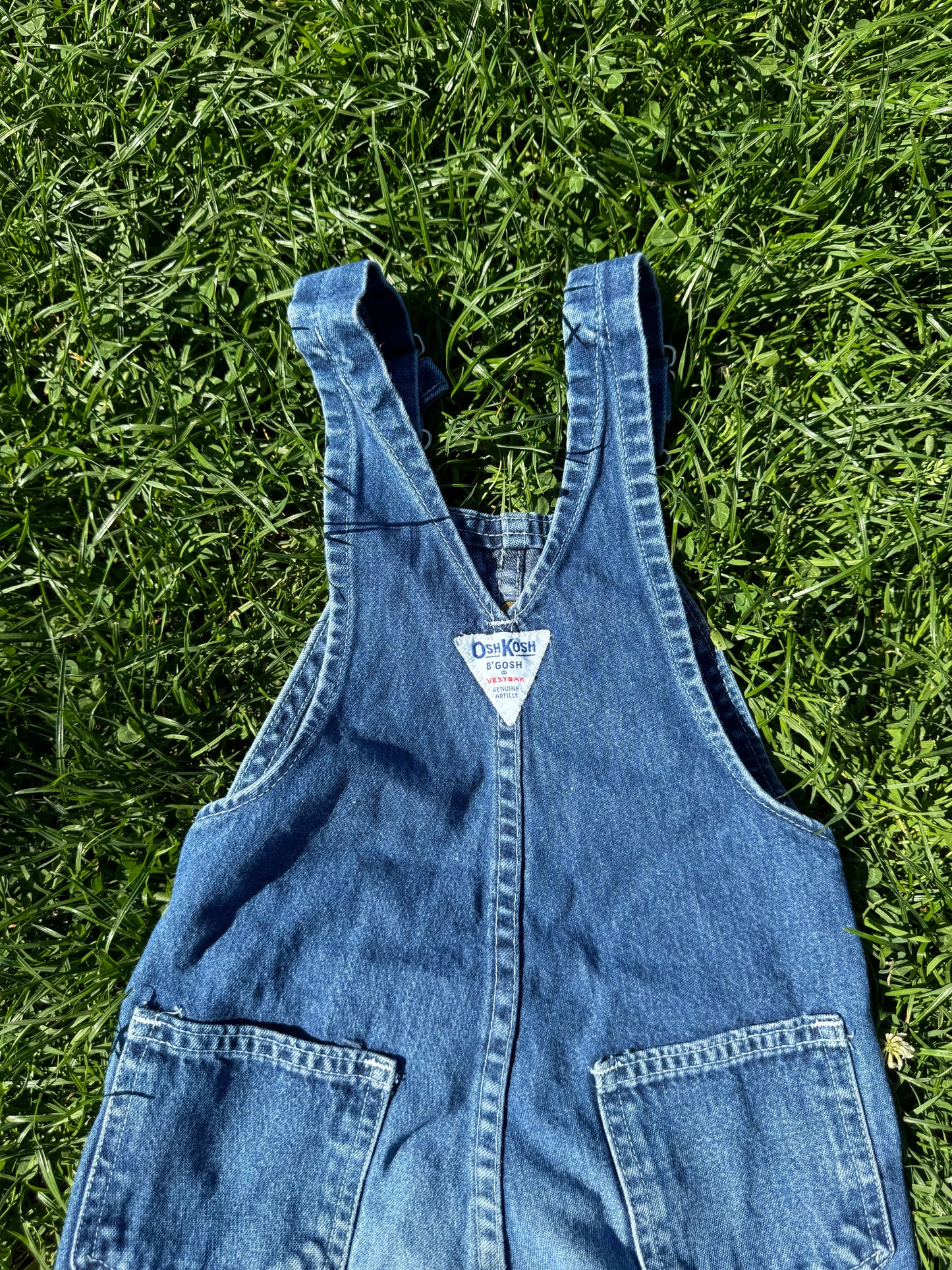 Vintage Oshkosh Denim Overalls 3-4 years