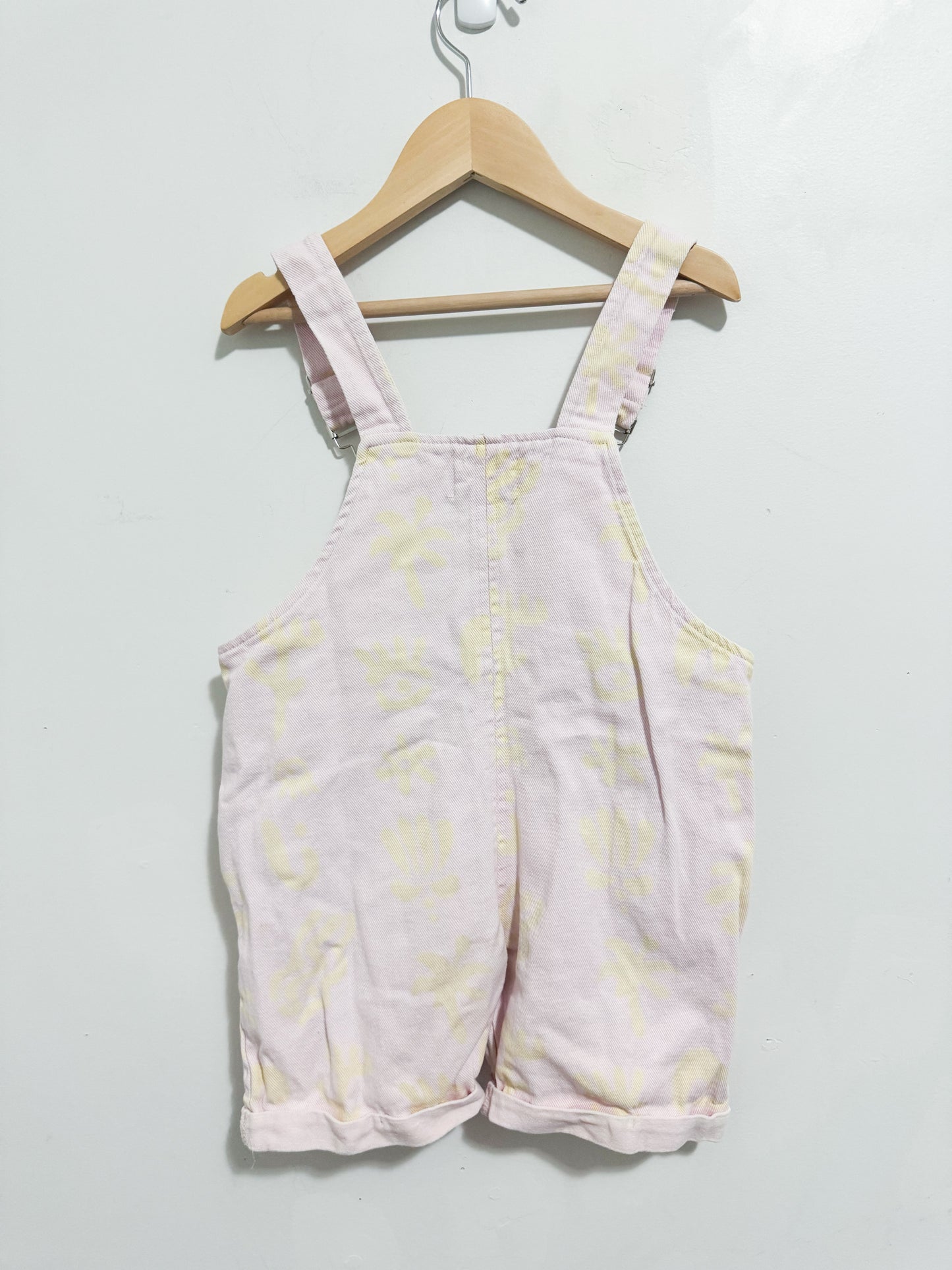 By Billie AOP Pink Shortalls 3-4 years