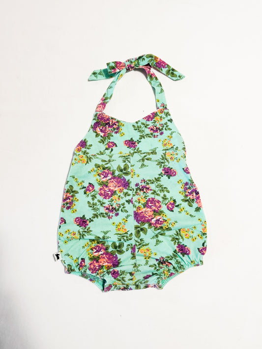 Little & Lively Floral Halter Sunsuit 9-12 months