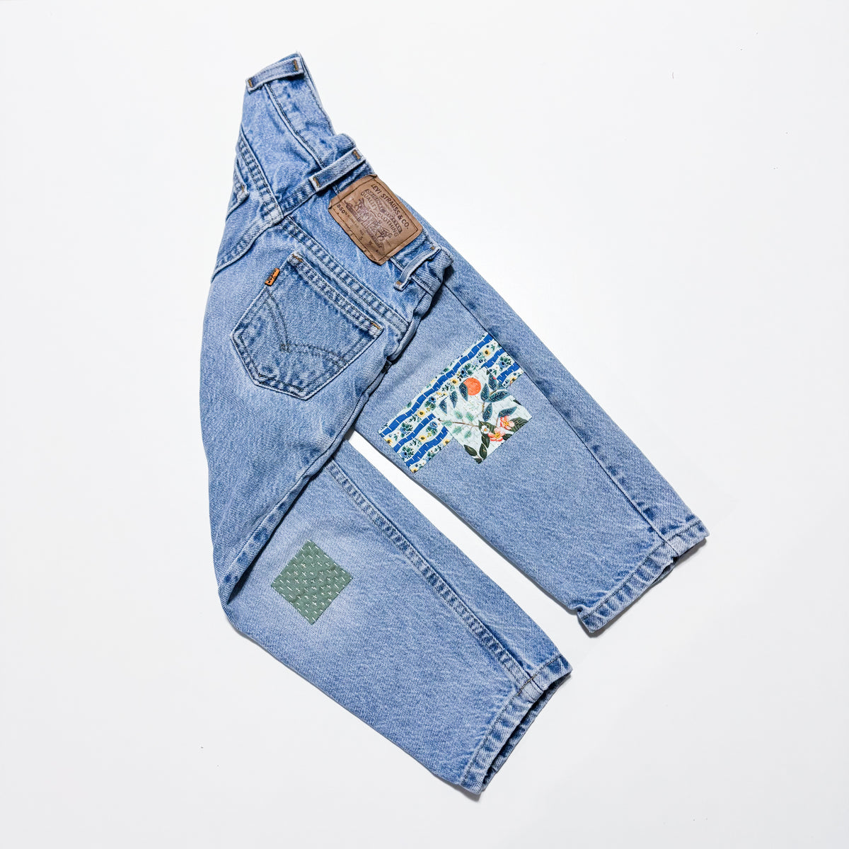 Vintage Levi’s 550’s with Sashiko Mending