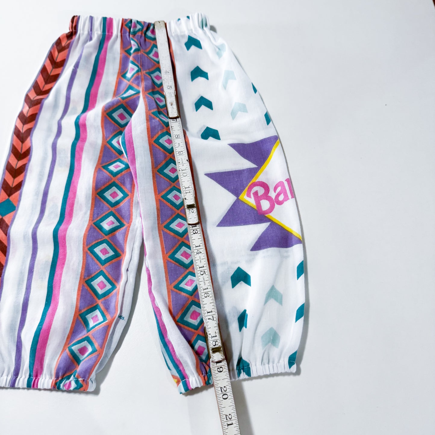 Vintage Upcycled Barbie Balloon Pants 2-3 years