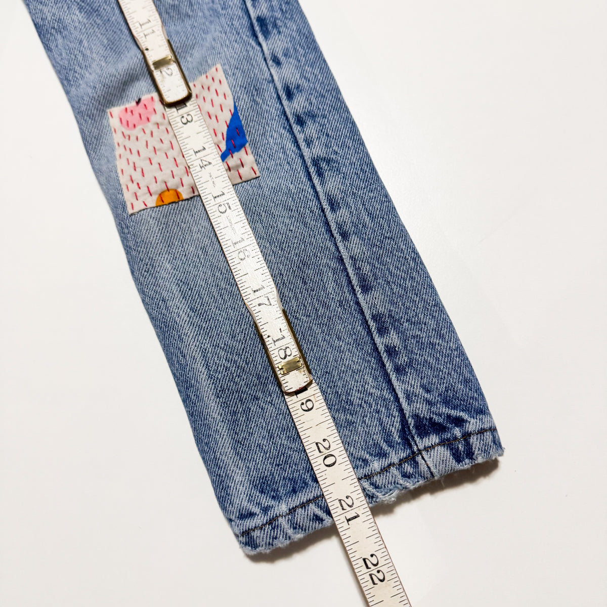 Vintage Levi’s with Sashiko Mending size 4