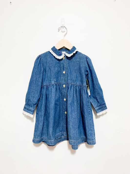 Chambray Peter Pan Collar Dress 18-24 months