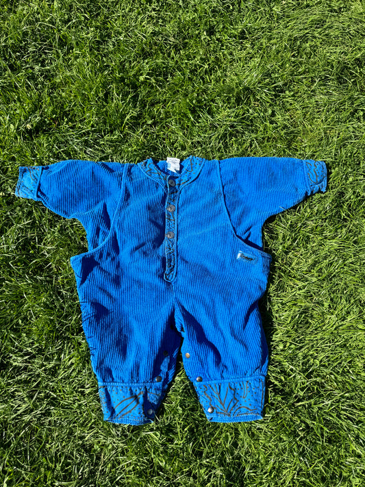 Vintage Bravo Corduroy Bubble Romper 18 months