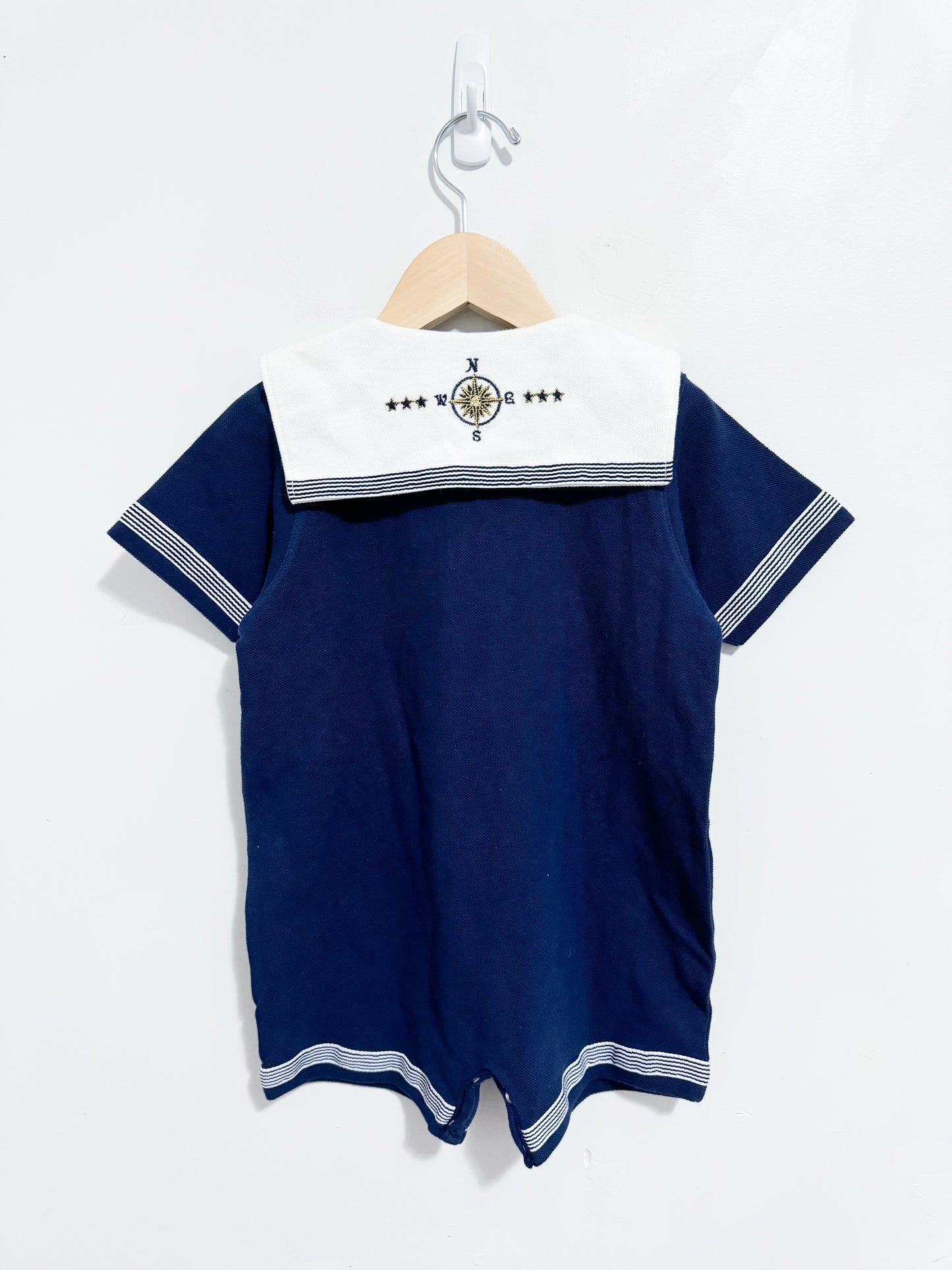 Vintage Deadstock Eaton Baby Sailor Romper 24 months