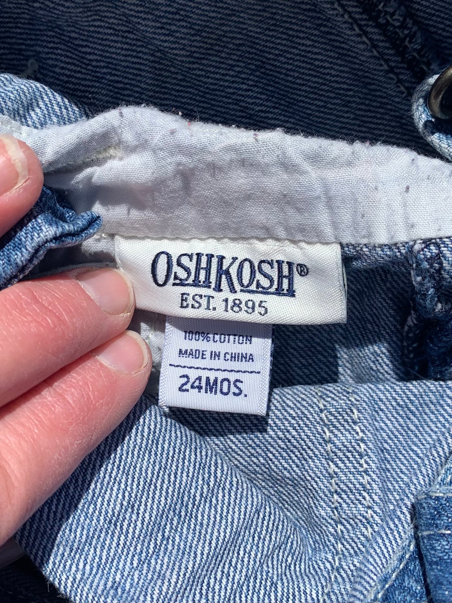 Vintage Oshkosh Denim Skirtall 24 months