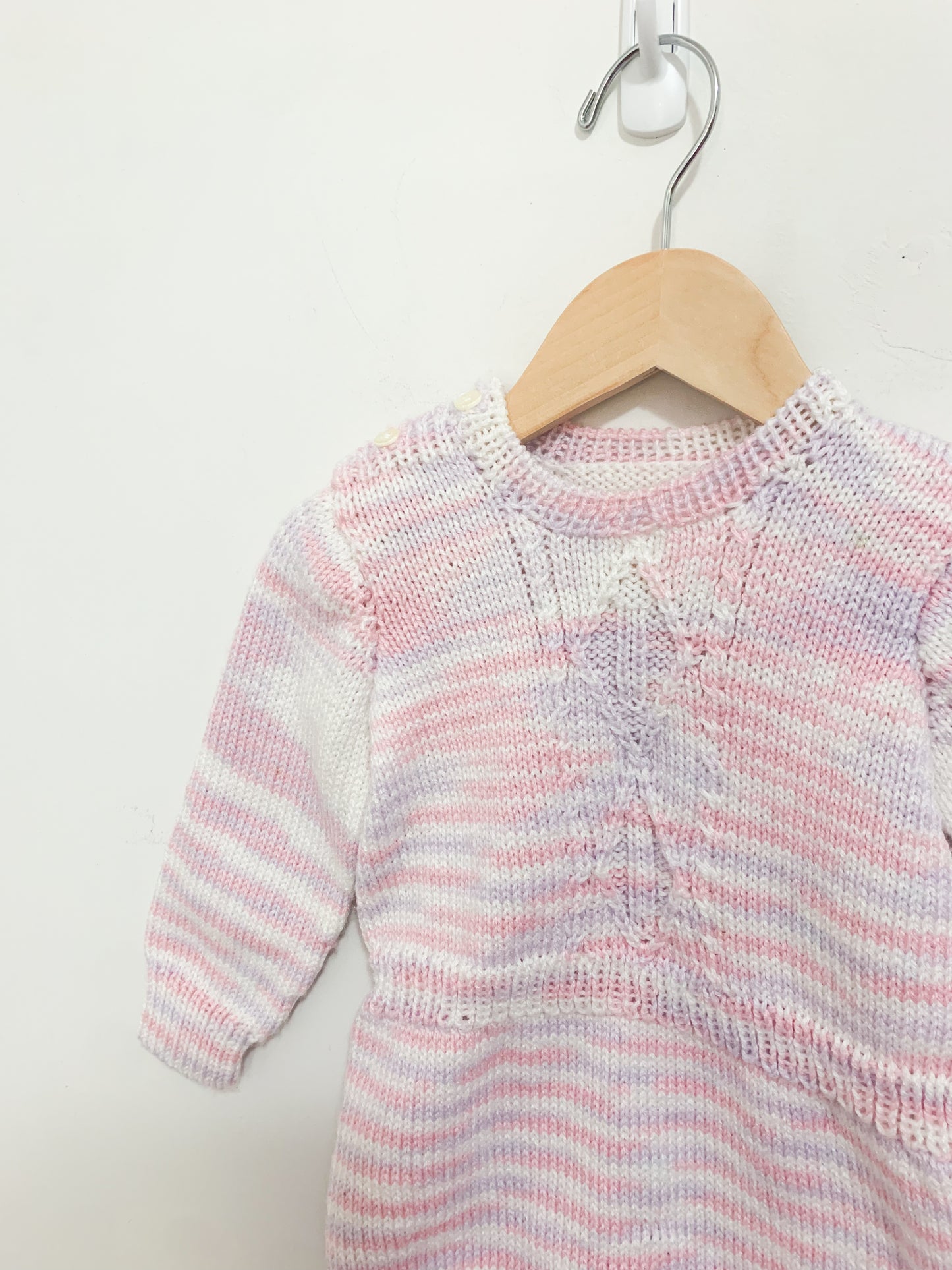 Vintage Handknit Bubble Suit 18 months - 2.5 years