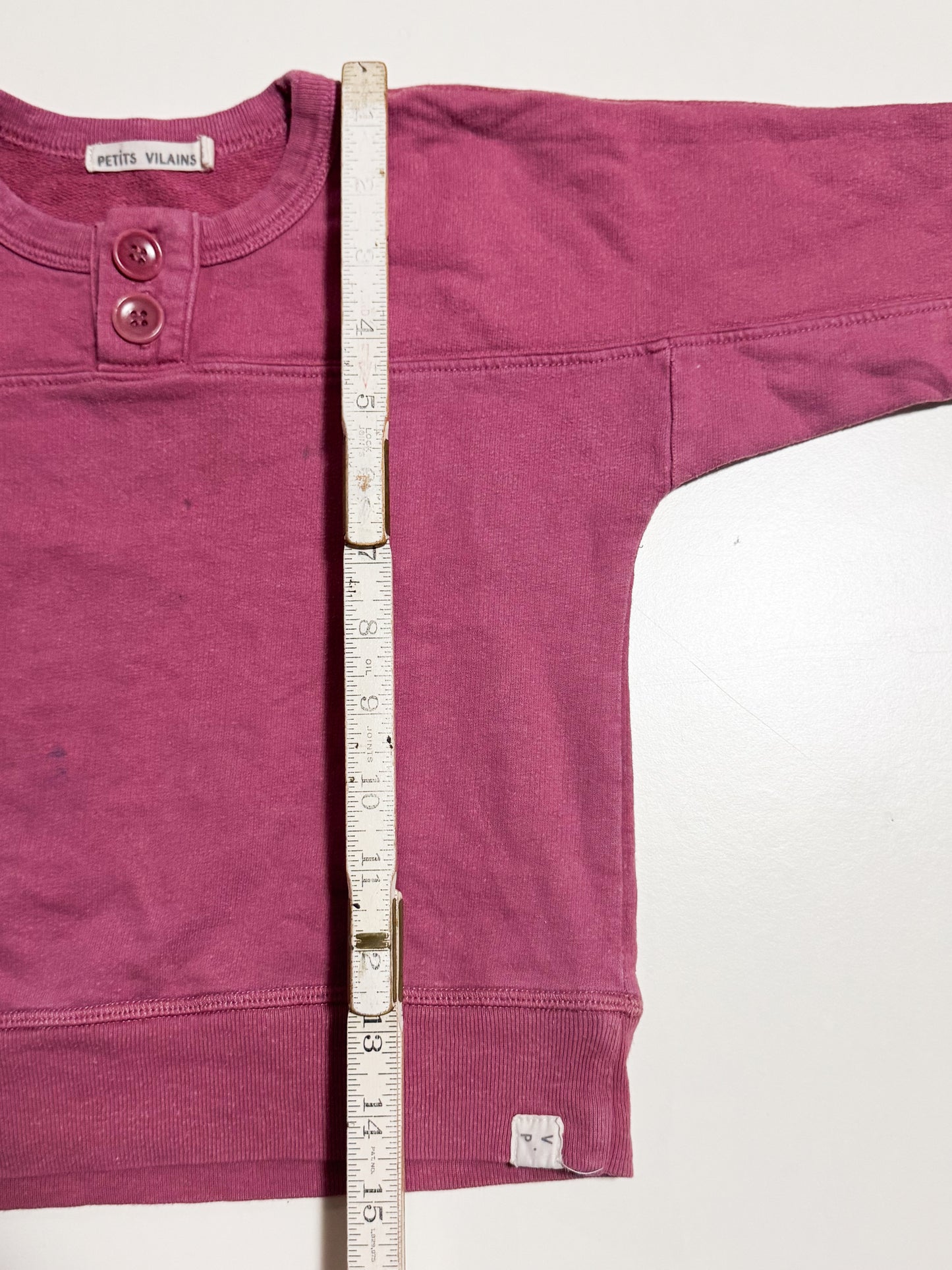 Petits Vilains Henley Pullover size 2-3Y