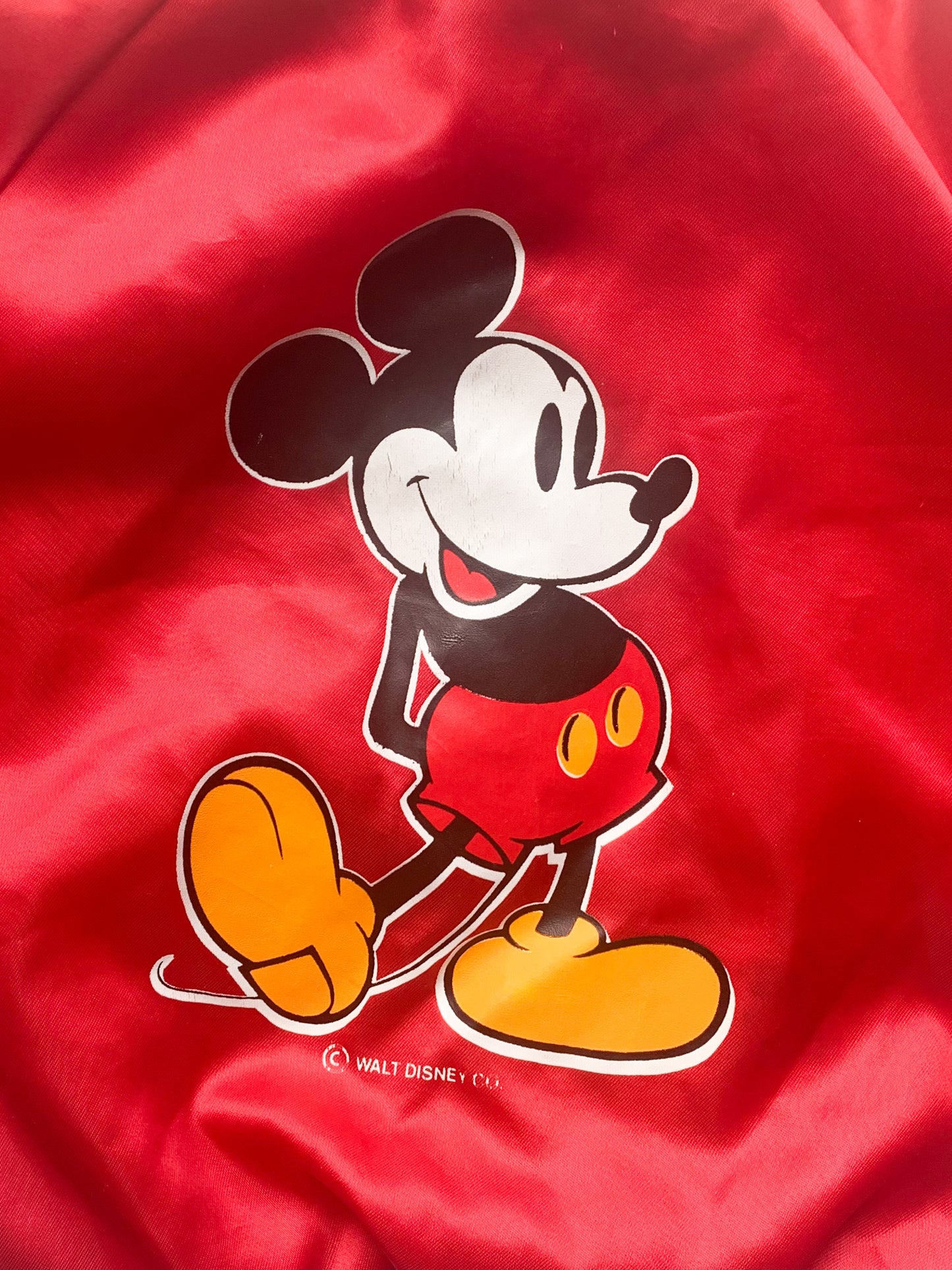 Vintage Chalkline Mickey Mouse Sateen Bomber Jacket size 1-3 years