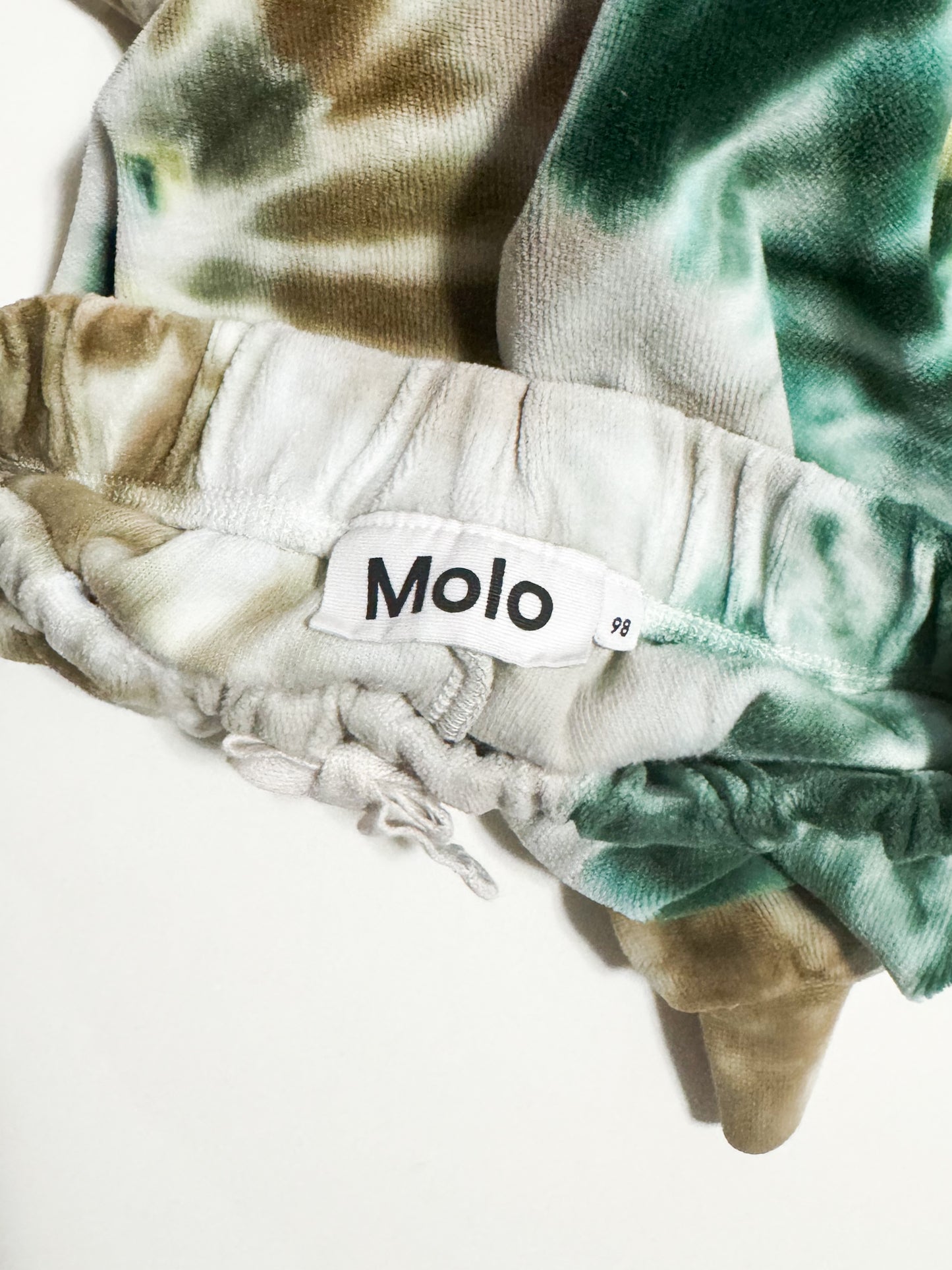 Molo Tie-Dye Velour Joggers size 2-3y