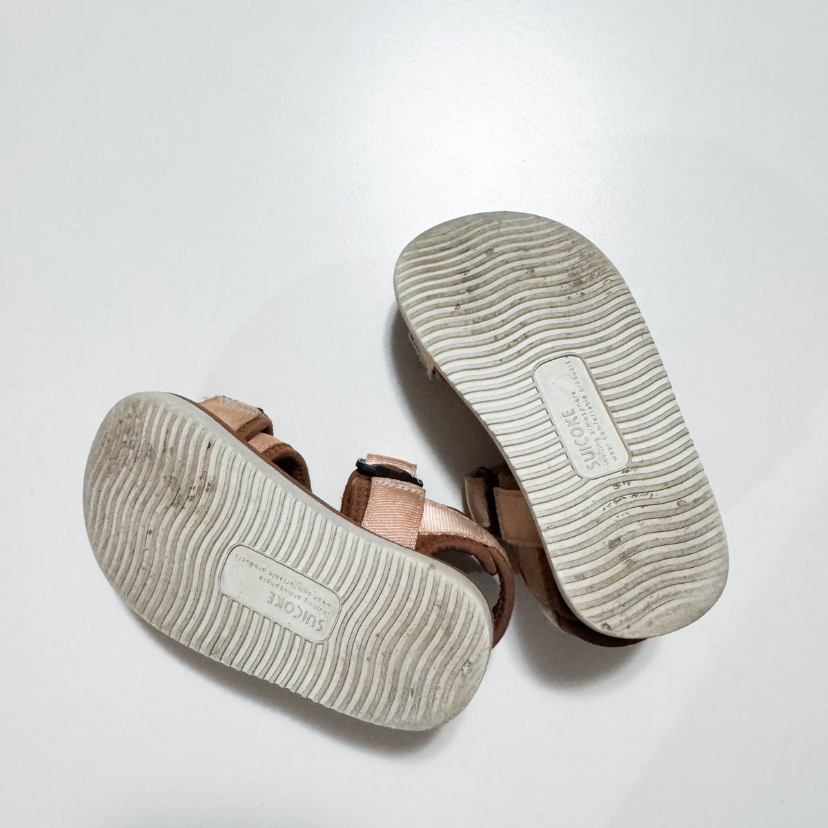 Suicoke Peach and Brown Sandals size 9US