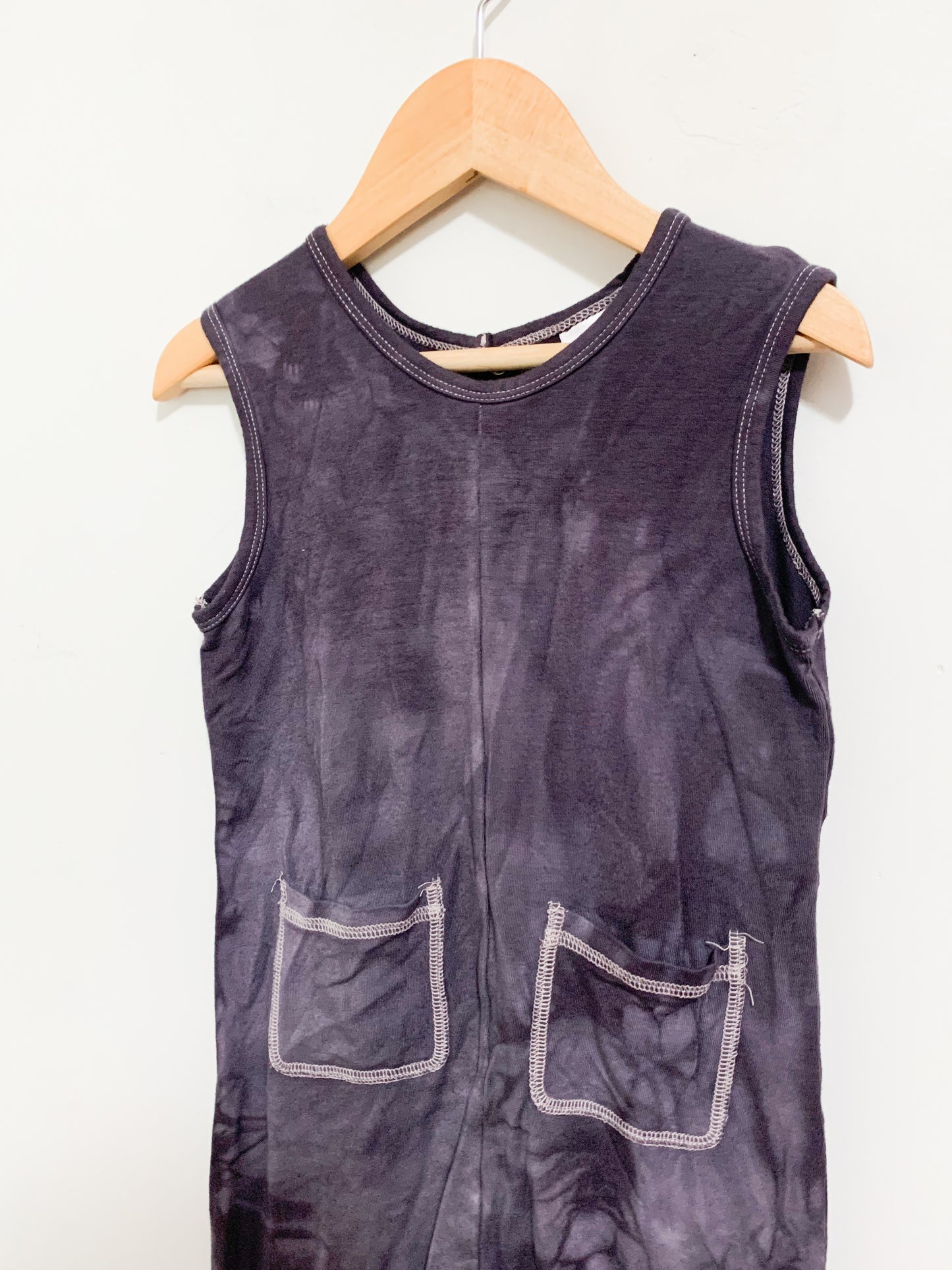 Smash + Tess Ice Dyed Pocket Romper 2 years