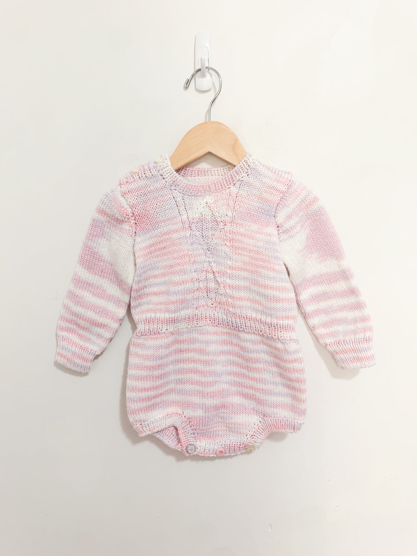 Vintage Handknit Bubble Suit 18 months - 2.5 years