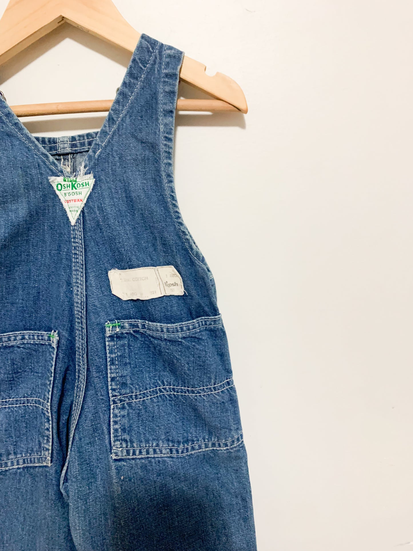 Vintage Oshkosh Denim Overalls 12 months