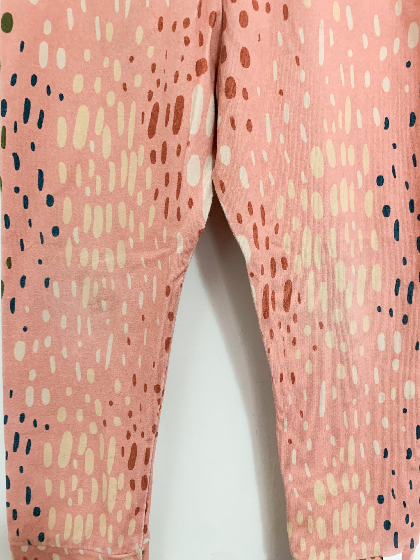 Little & Lively Pebble Pattern Pink Leggings 2T