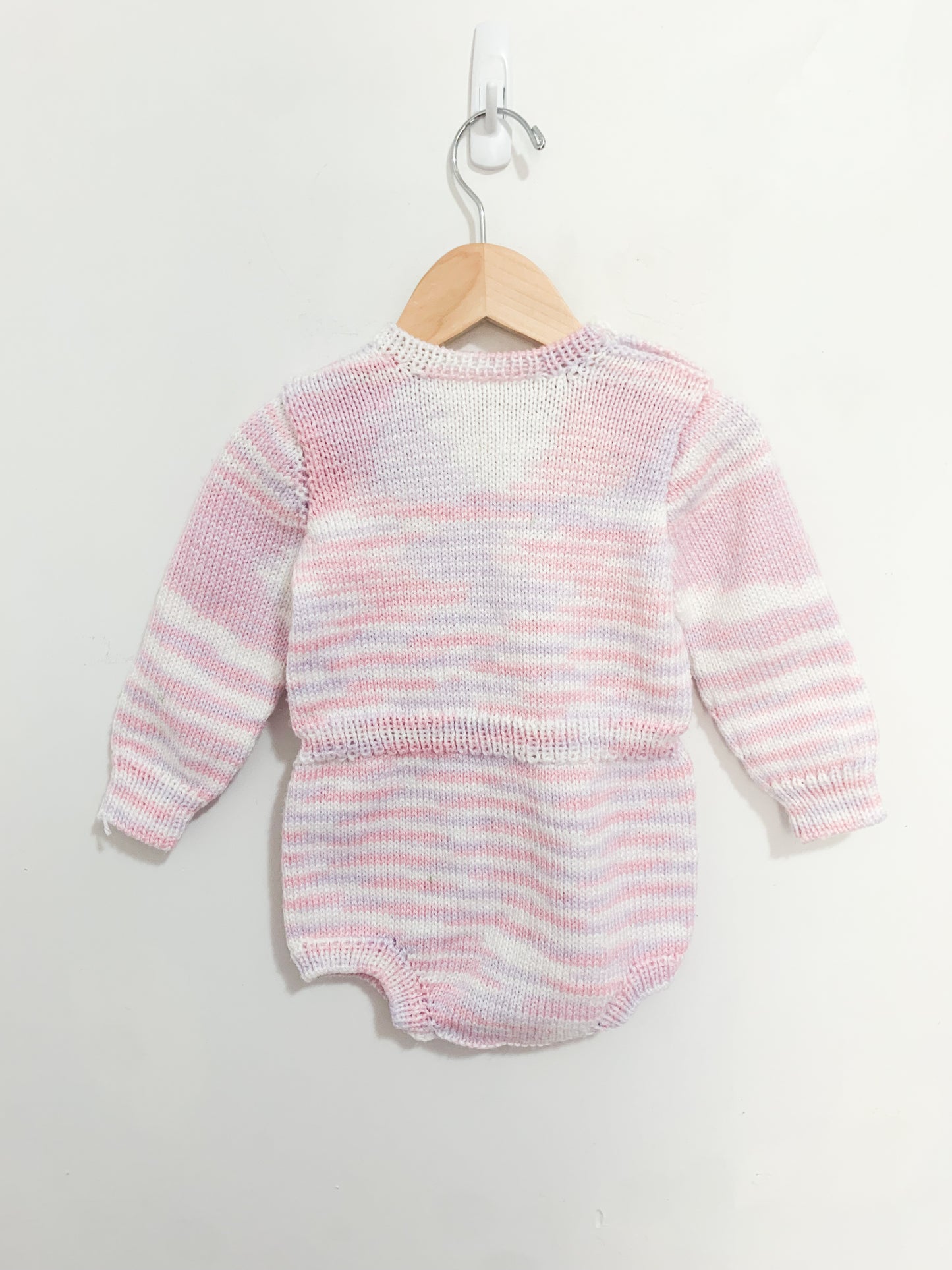 Vintage Handknit Bubble Suit 18 months - 2.5 years