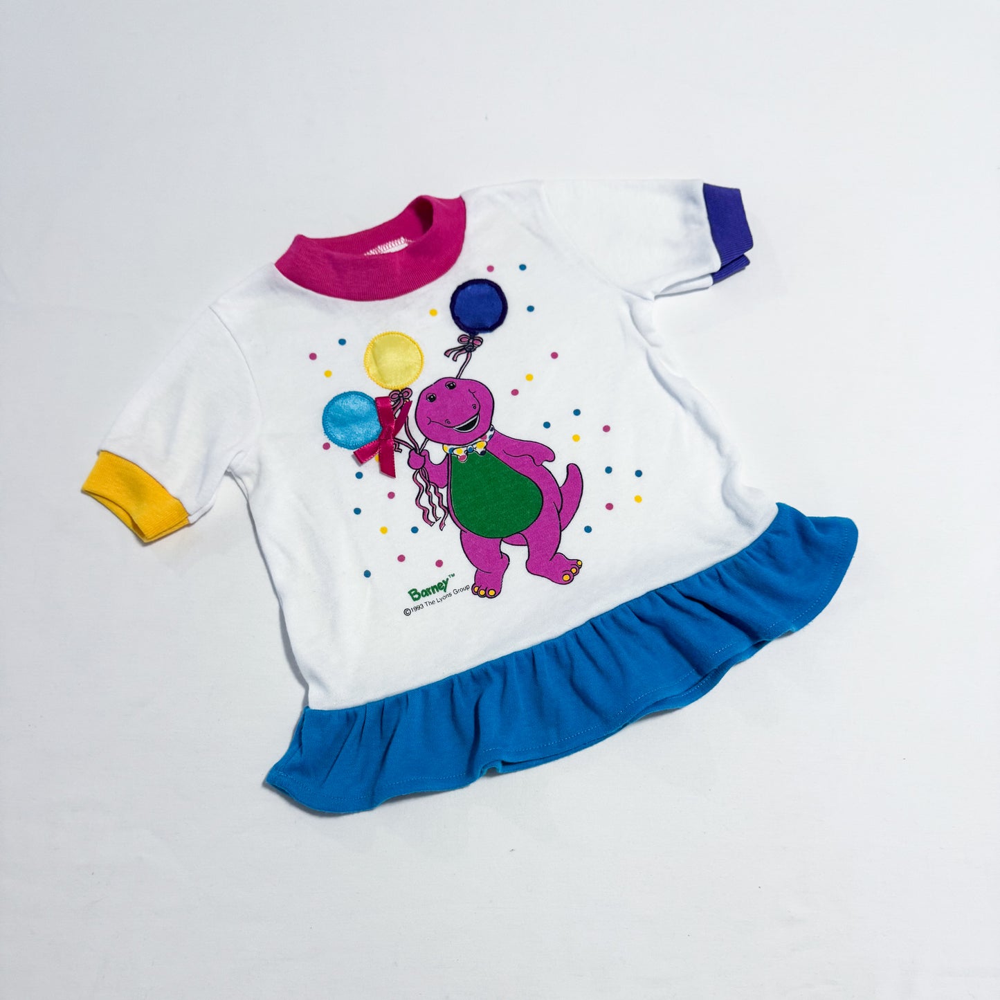 Vinty Barney Party Peplum T-shirt
