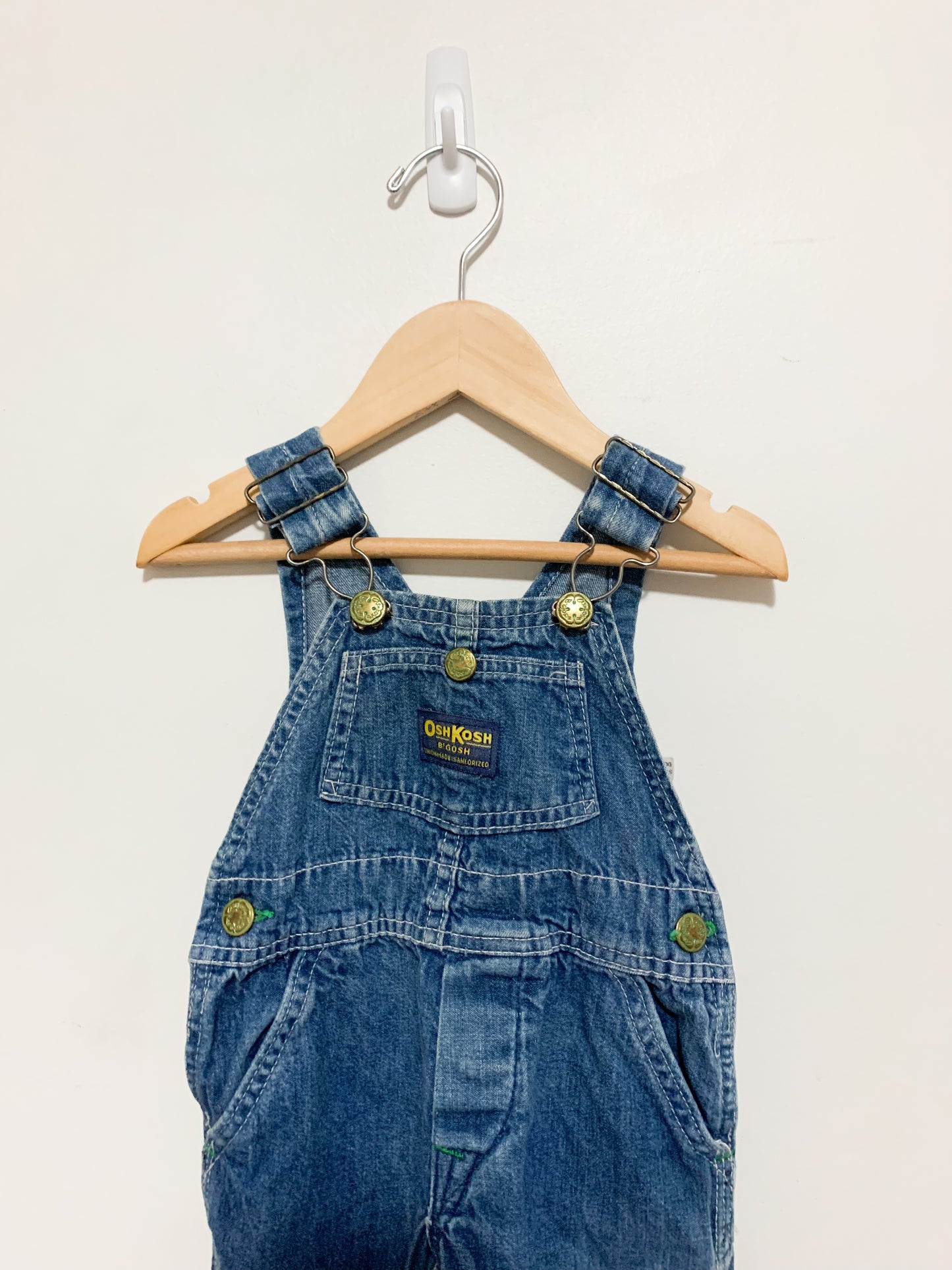 Vintage Oshkosh Denim Overalls 12 months