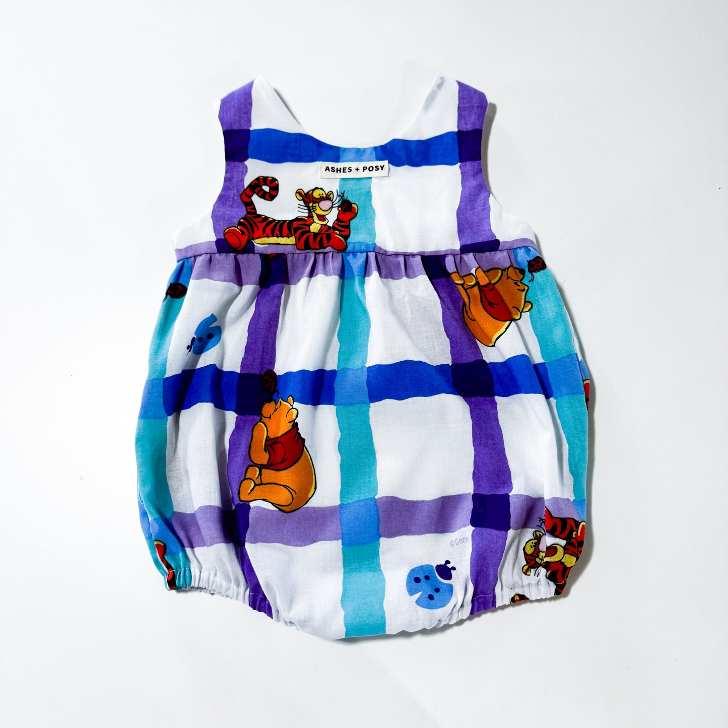 Vintage Upcycled Winnie the Pooh Bubblesuit 18-24 months
