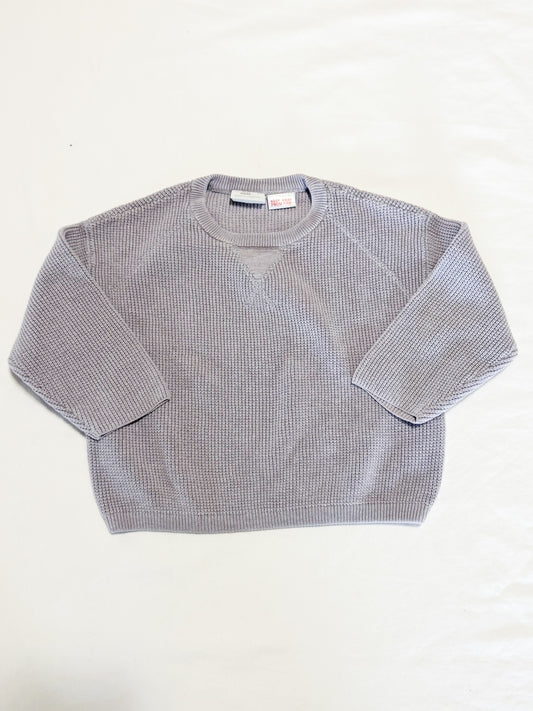 Zara Lilac Waffle Knit Boxy Sweater 18-24 months