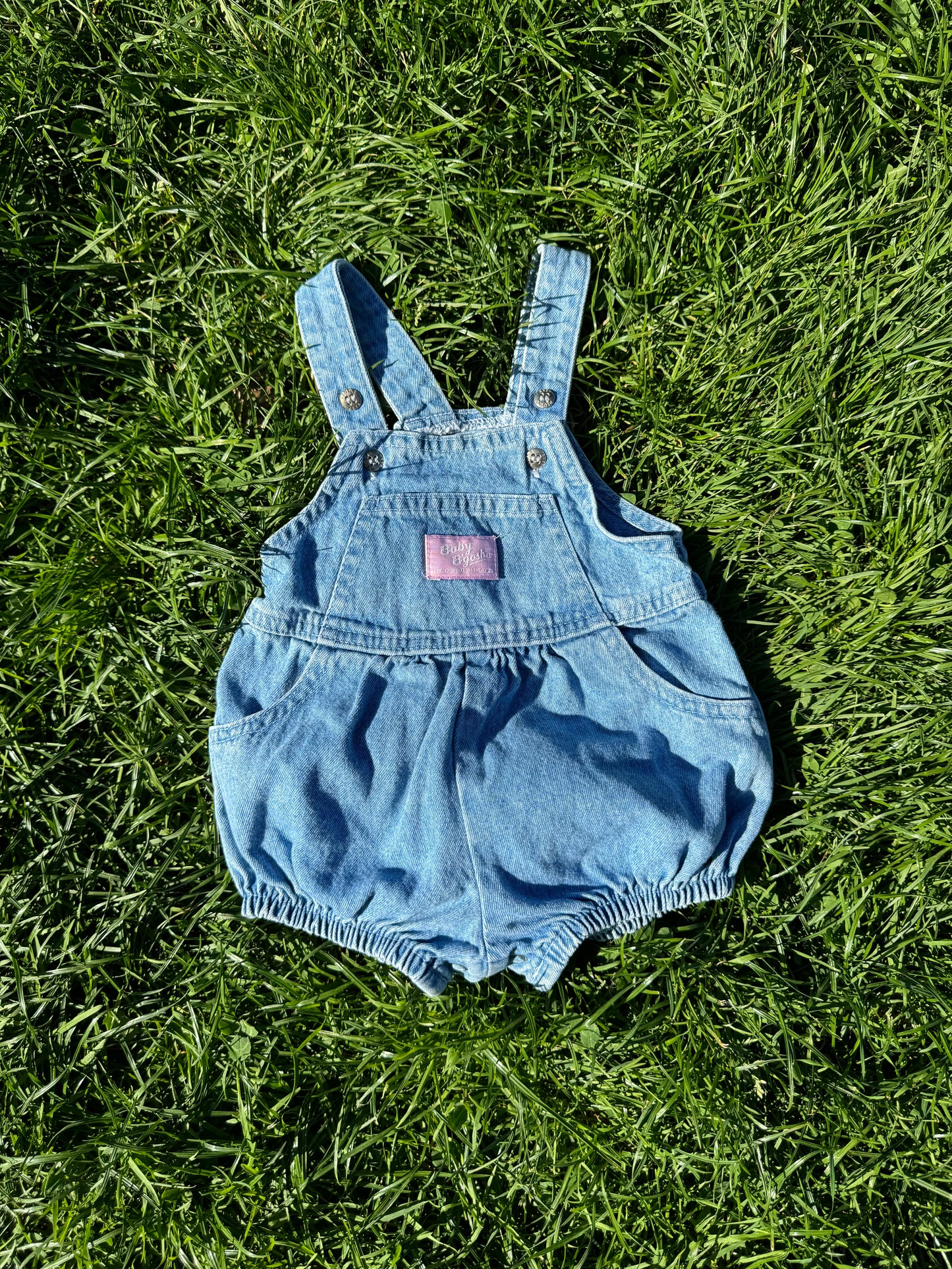 Vintage Oshkosh Denim Bubble Suit 12 months