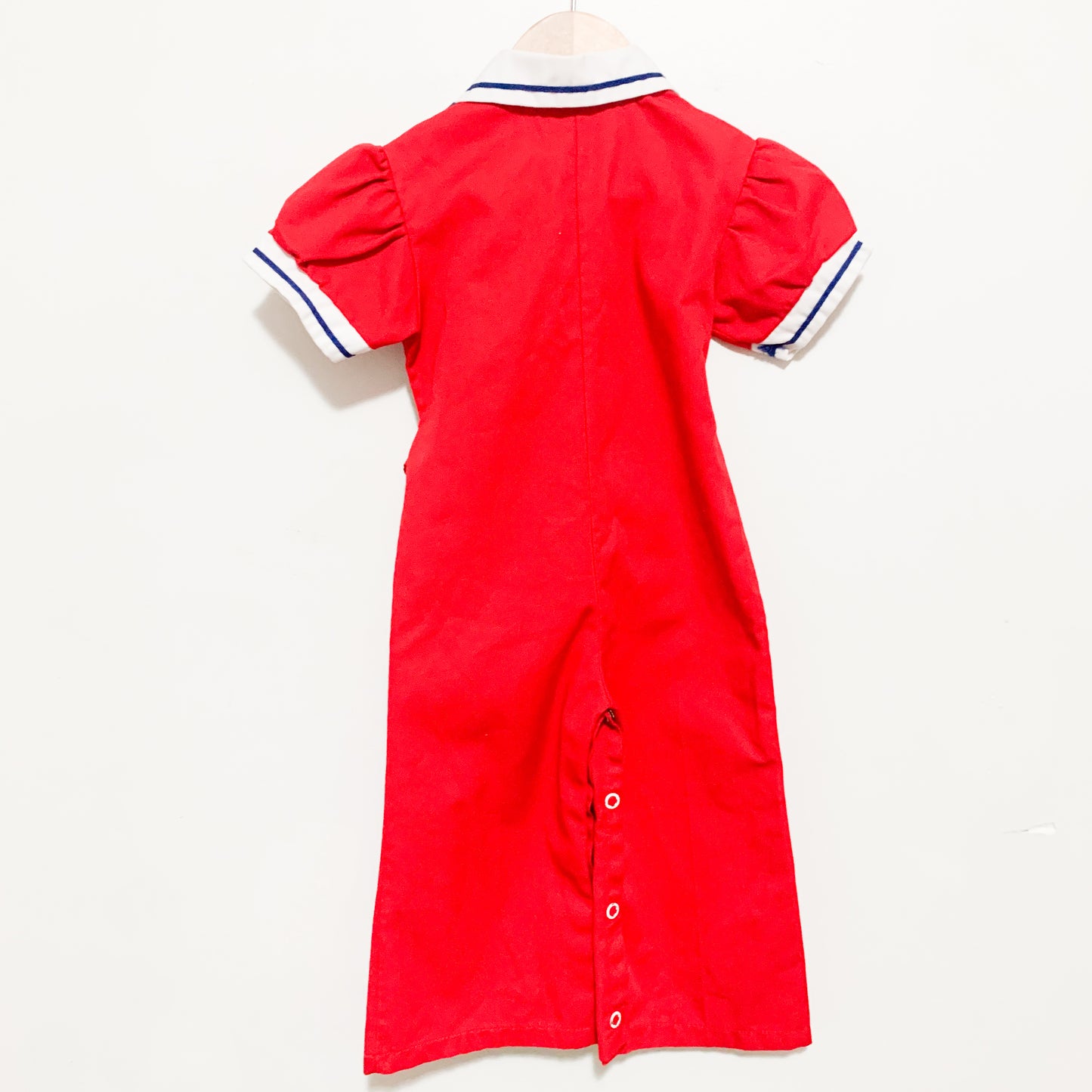 Vintage Nautical Red Jumpsuit 2 years