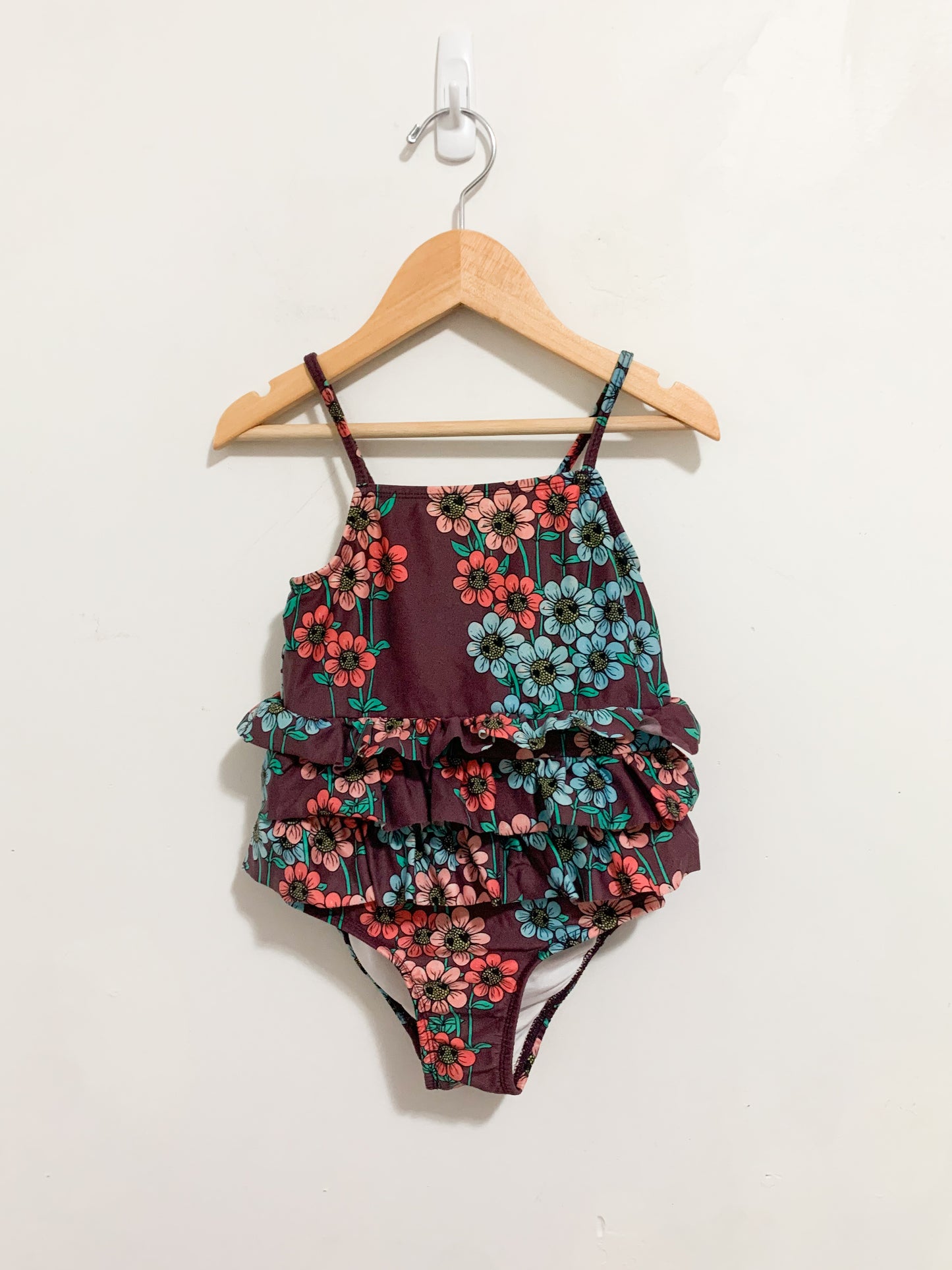 Mini Rodini Sunflower Ruffle Swimsuit 18 months-3 years