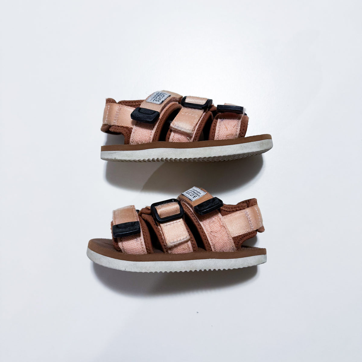 Suicoke Peach and Brown Sandals size 9US