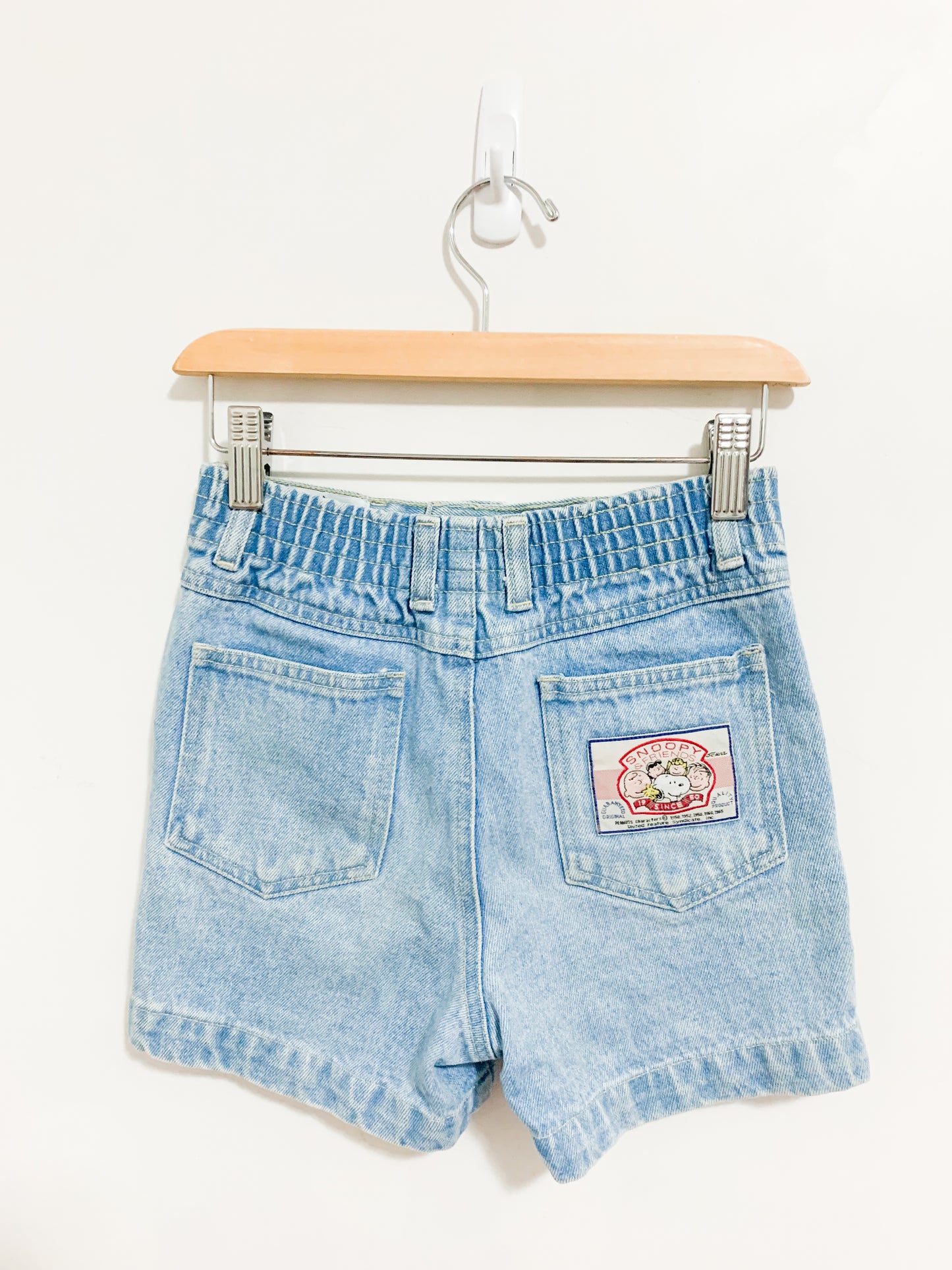 Vintage Snoopy Denim Shorts 6-8 years