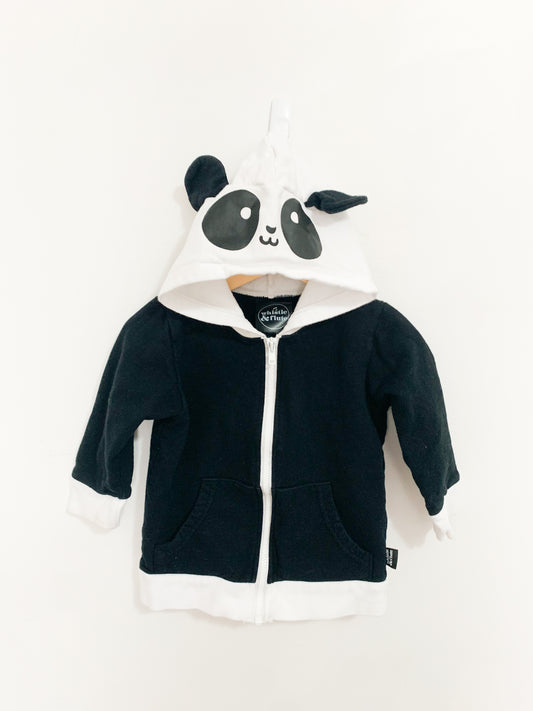 Whistle & Flute Panda Zip Up Hoodie 6-12 months