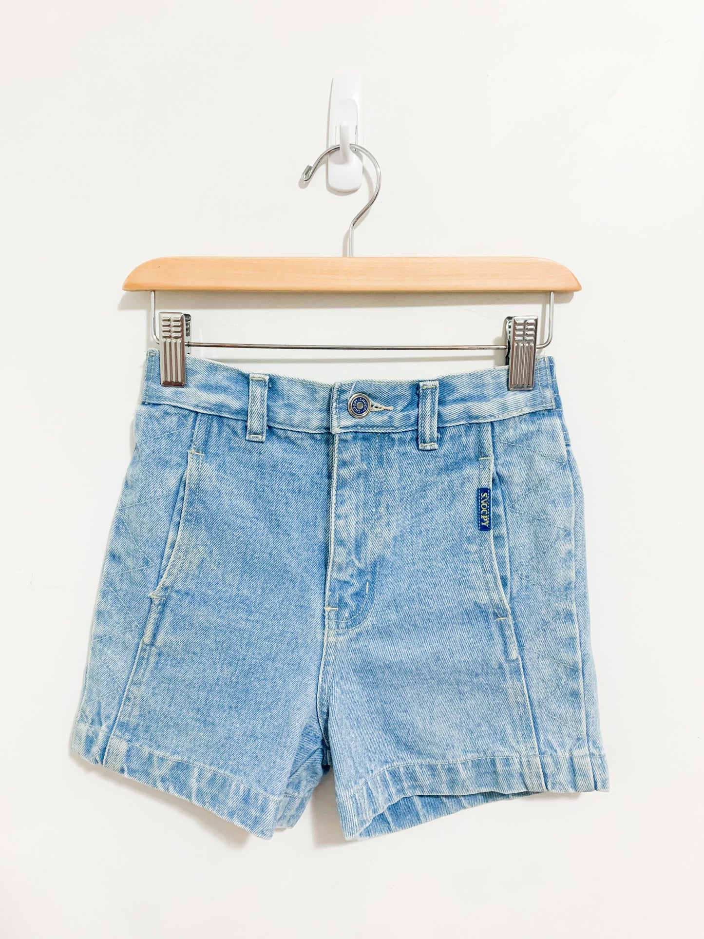 Vintage Snoopy Denim Shorts 6-8 years