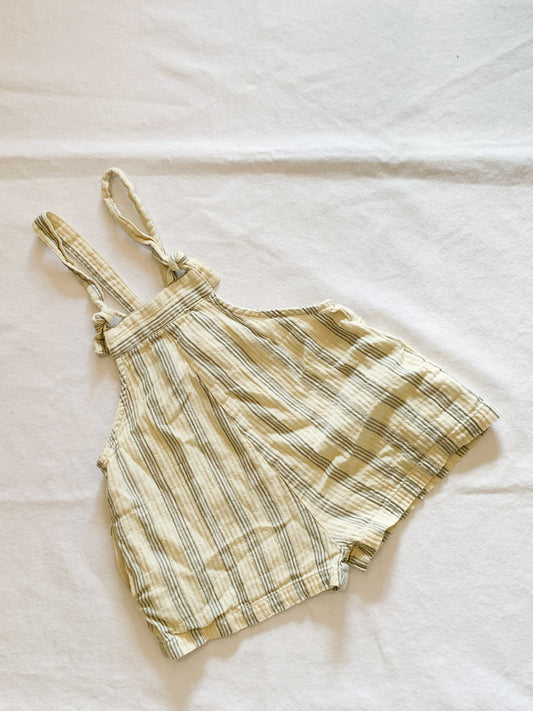 Rylee + Cru Striped Shortalls 1-2 years